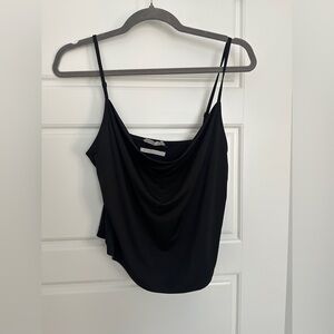 Urban Outfitters Black Asymmetrical Sleeveless Camisole